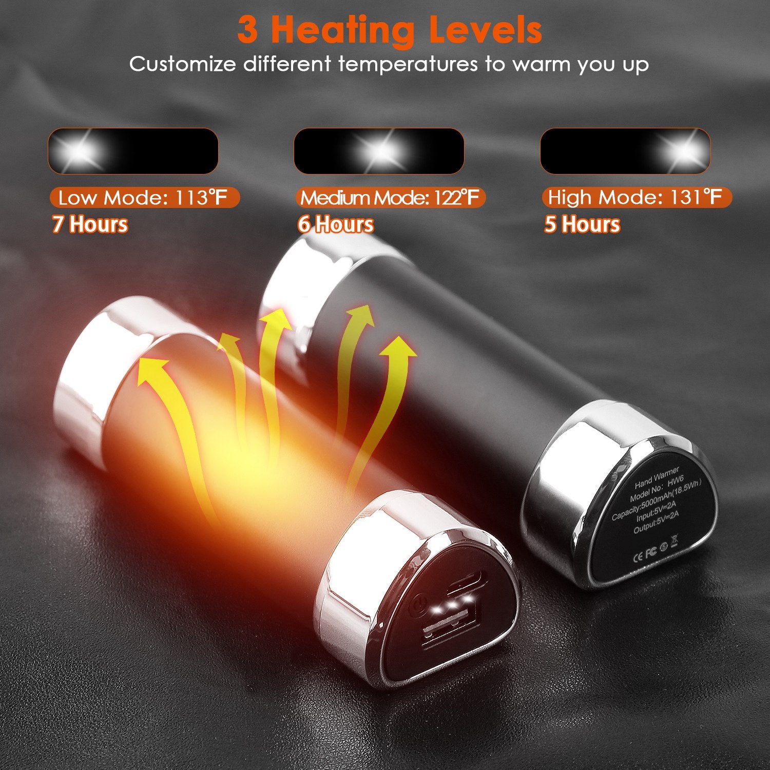 2 Packs Split-Magnetic Handwarmers