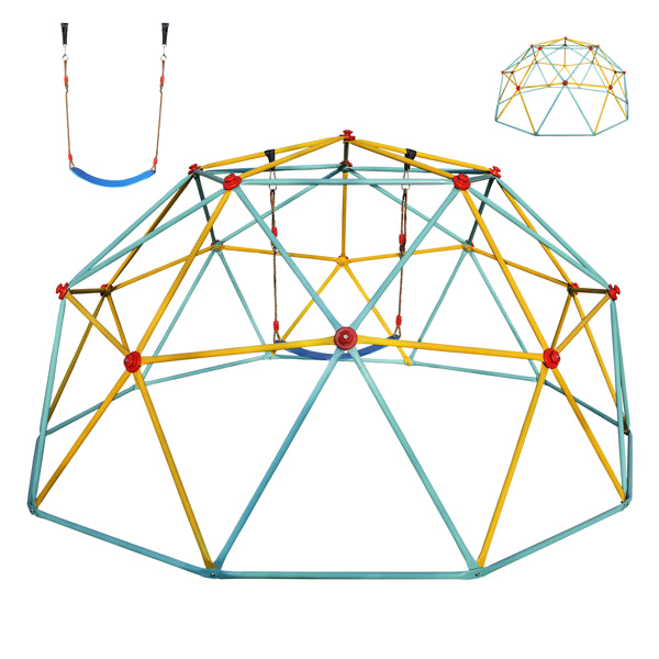 10FT Climbing Dome for Kids Jungle Gym