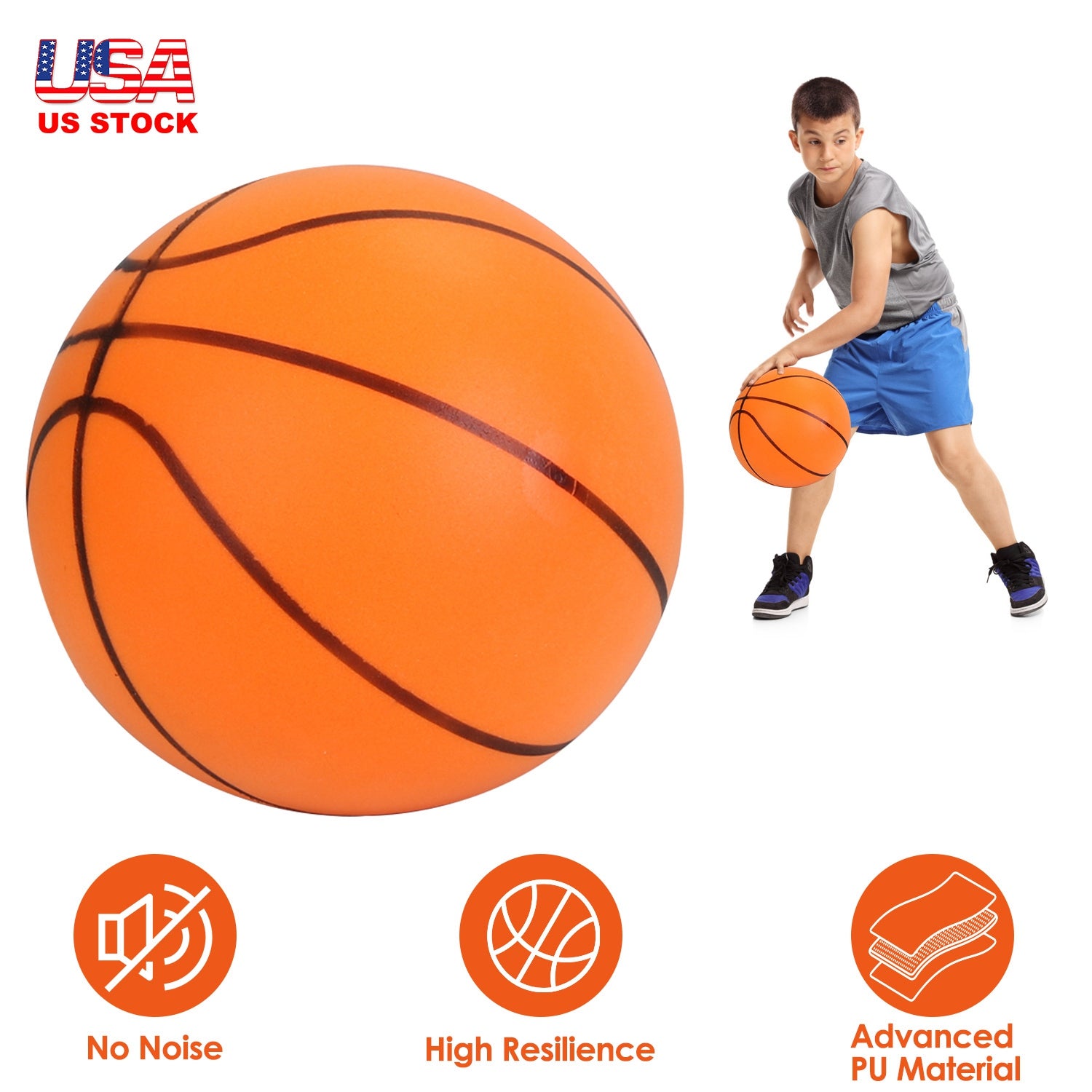Silent Basketball Foam Bouncing