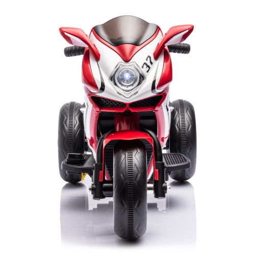 Plastic Red 6V Kids Electric Motorcycle Kids Toys