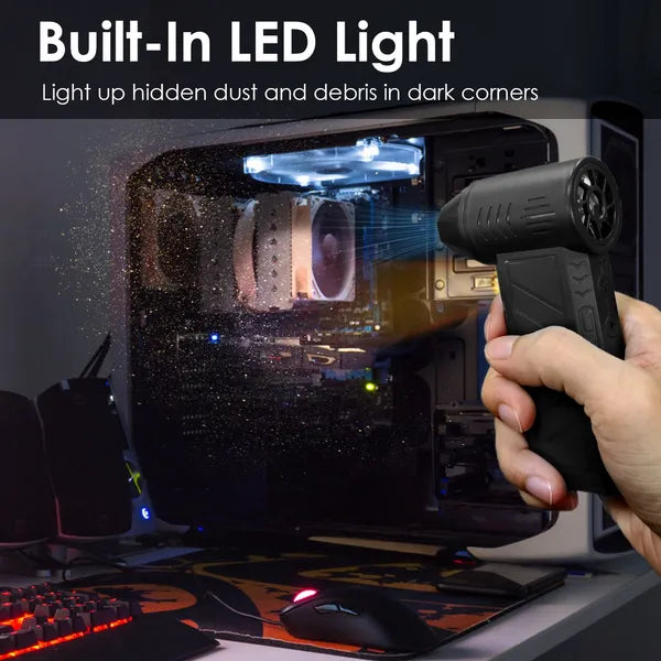 Compressed Air Duster with LED Light