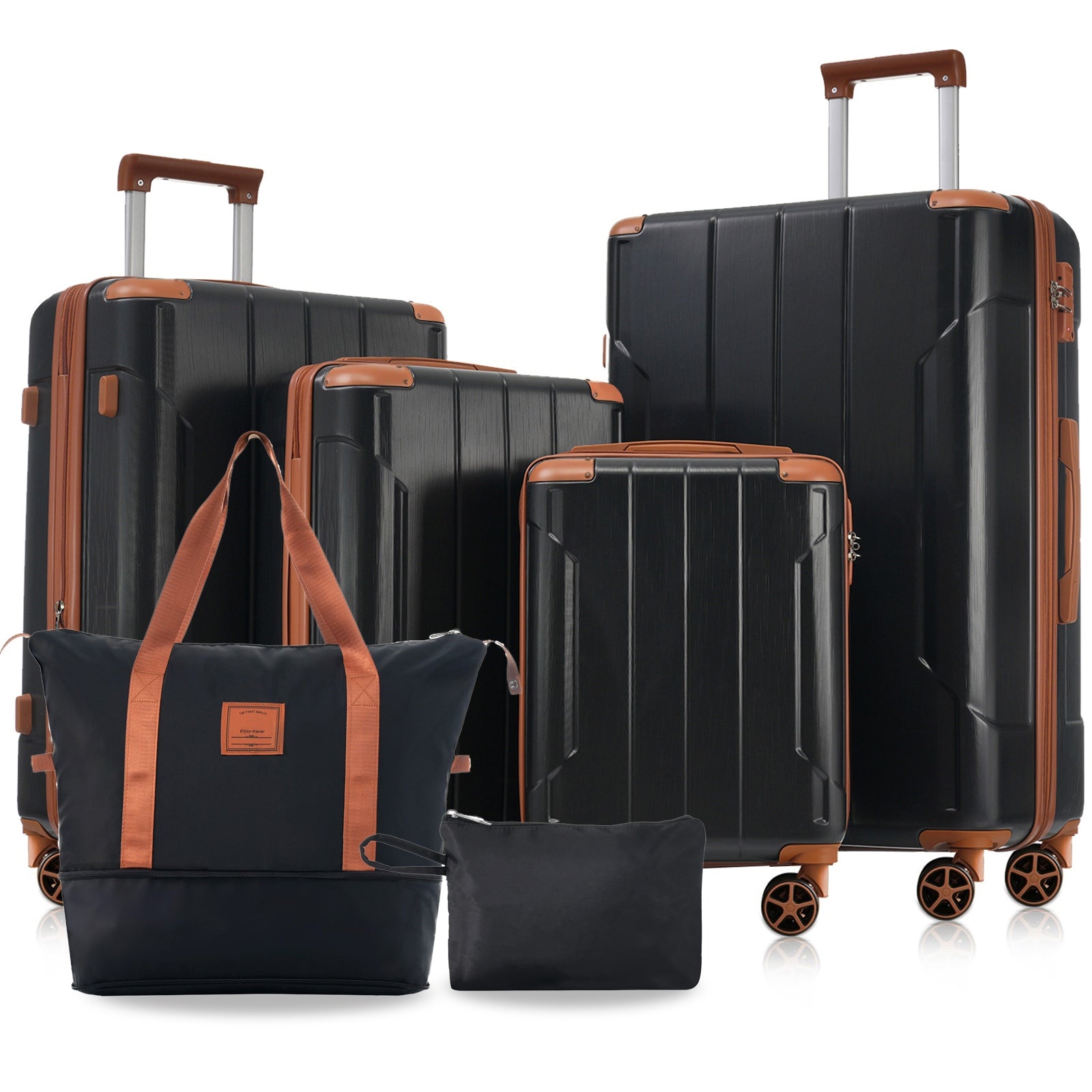 Hardshell Luggage Sets 6 Piece Suitcase Set