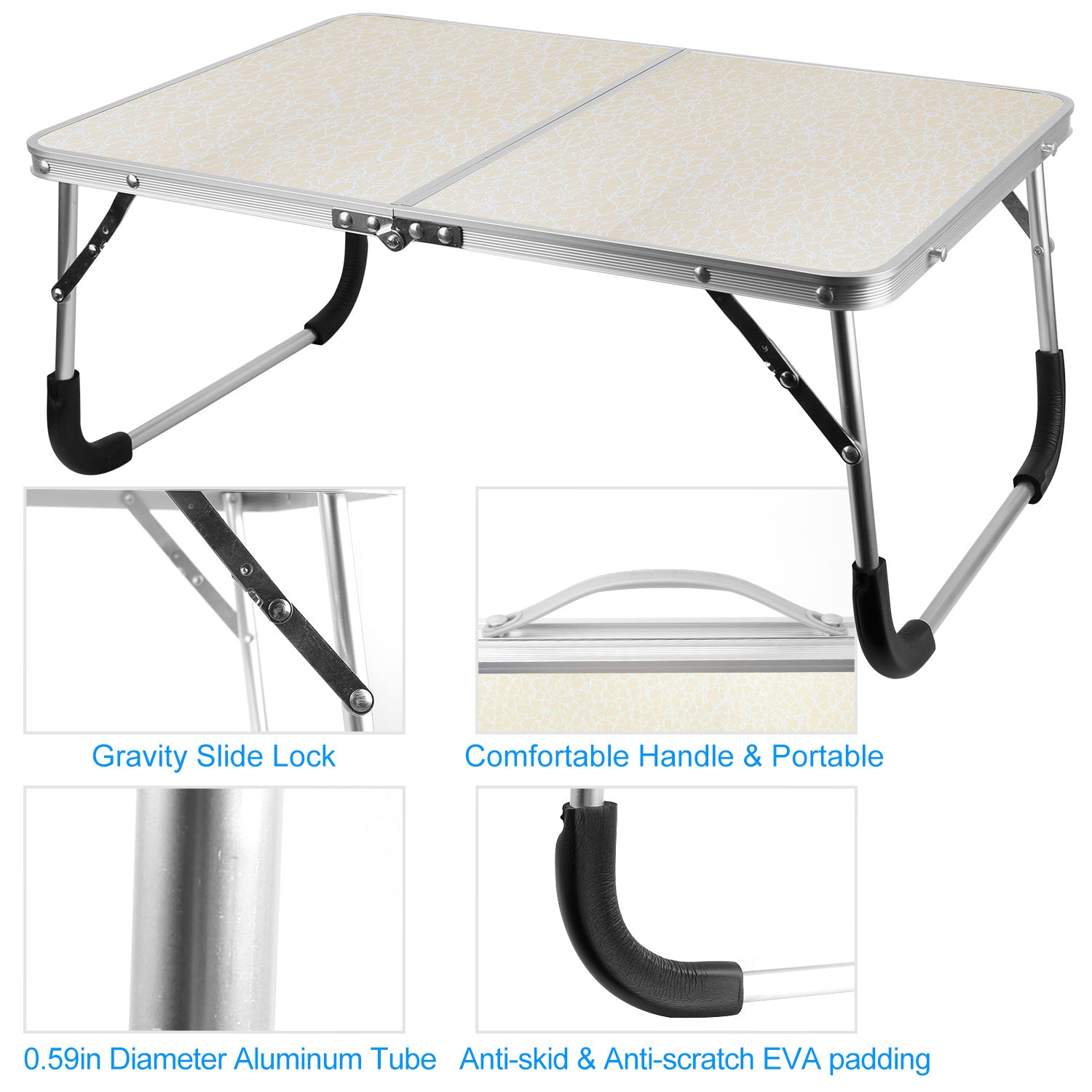 1Pc Foldable Laptop Table Desk