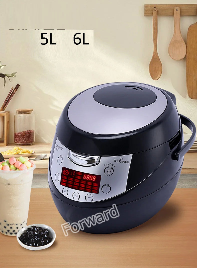 Tapioca Cooker Milk Tea Shop Pearl Cooker Bubble Tea Pearl Warmer Pot Taro ball Sago Red Bean Cooker Machine 900W