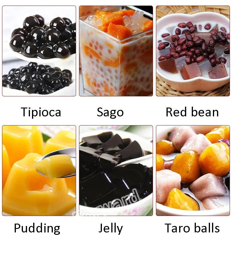 Tapioca Cooker Milk Tea Shop Pearl Cooker Bubble Tea Pearl Warmer Pot Taro ball Sago Red Bean Cooker Machine 900W