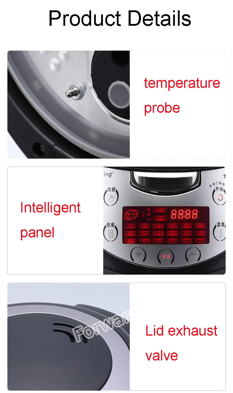 Tapioca Cooker Milk Tea Shop Pearl Cooker Bubble Tea Pearl Warmer Pot Taro ball Sago Red Bean Cooker Machine 900W