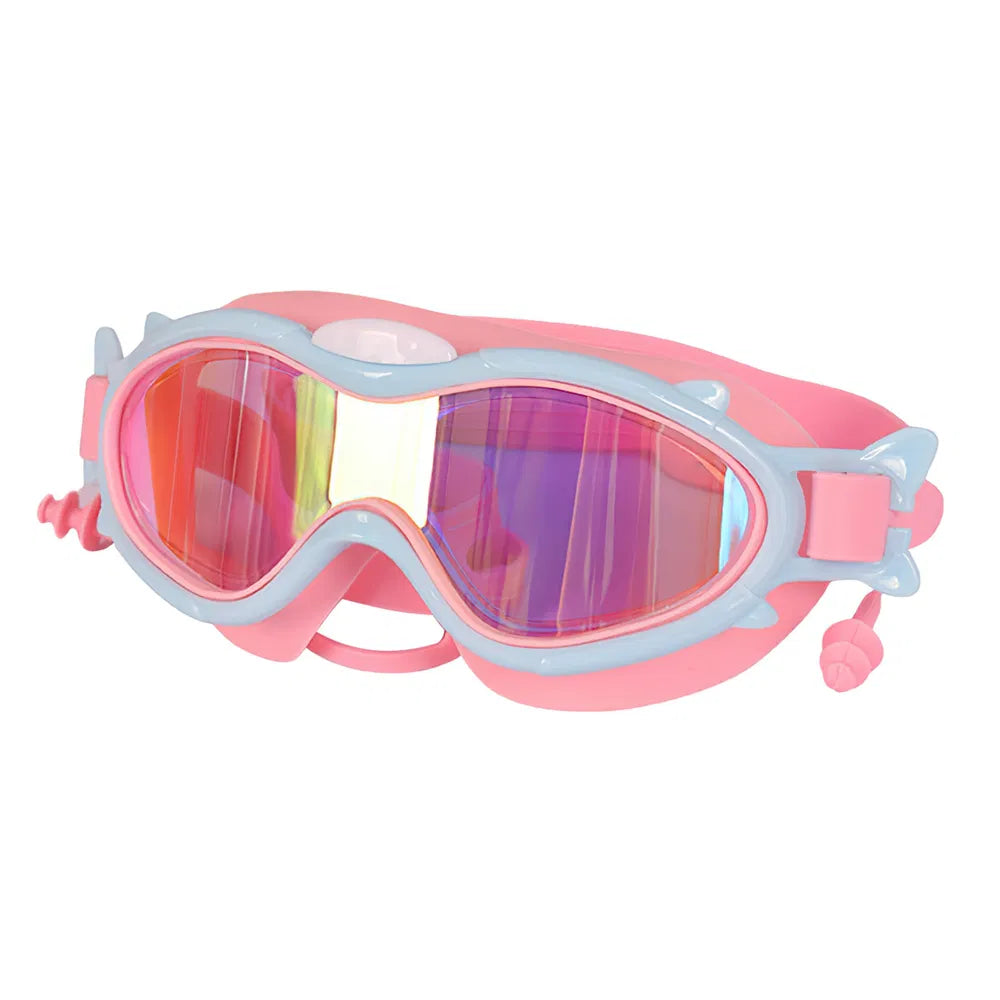 Kids Swim Goggles with Ear Plugs UV Protection