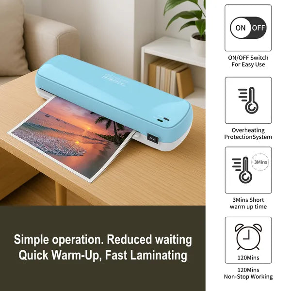 Laminator Machine With 10 Sheets - Fast Warm-Up