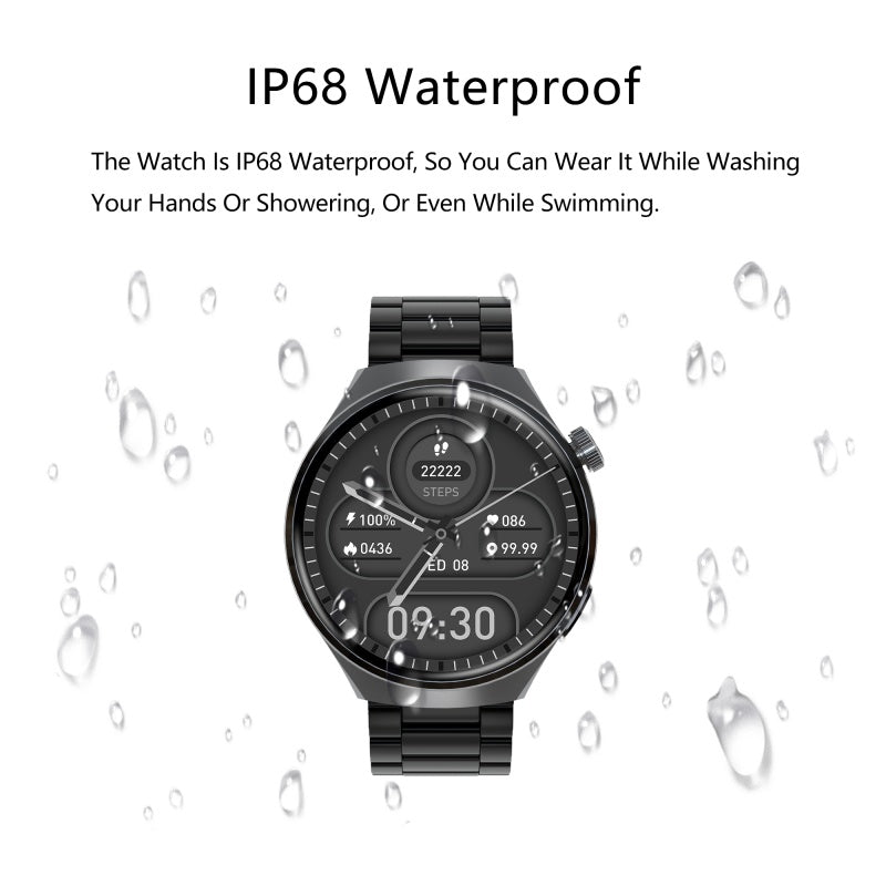 Men Smart Watch Answer Call Heart Rate Water Proof