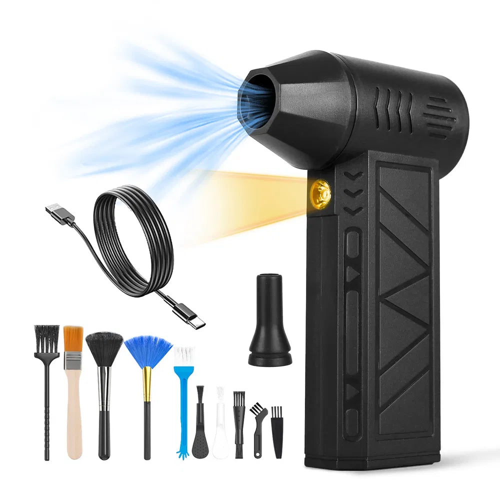 Compressed Air Duster with LED Light
