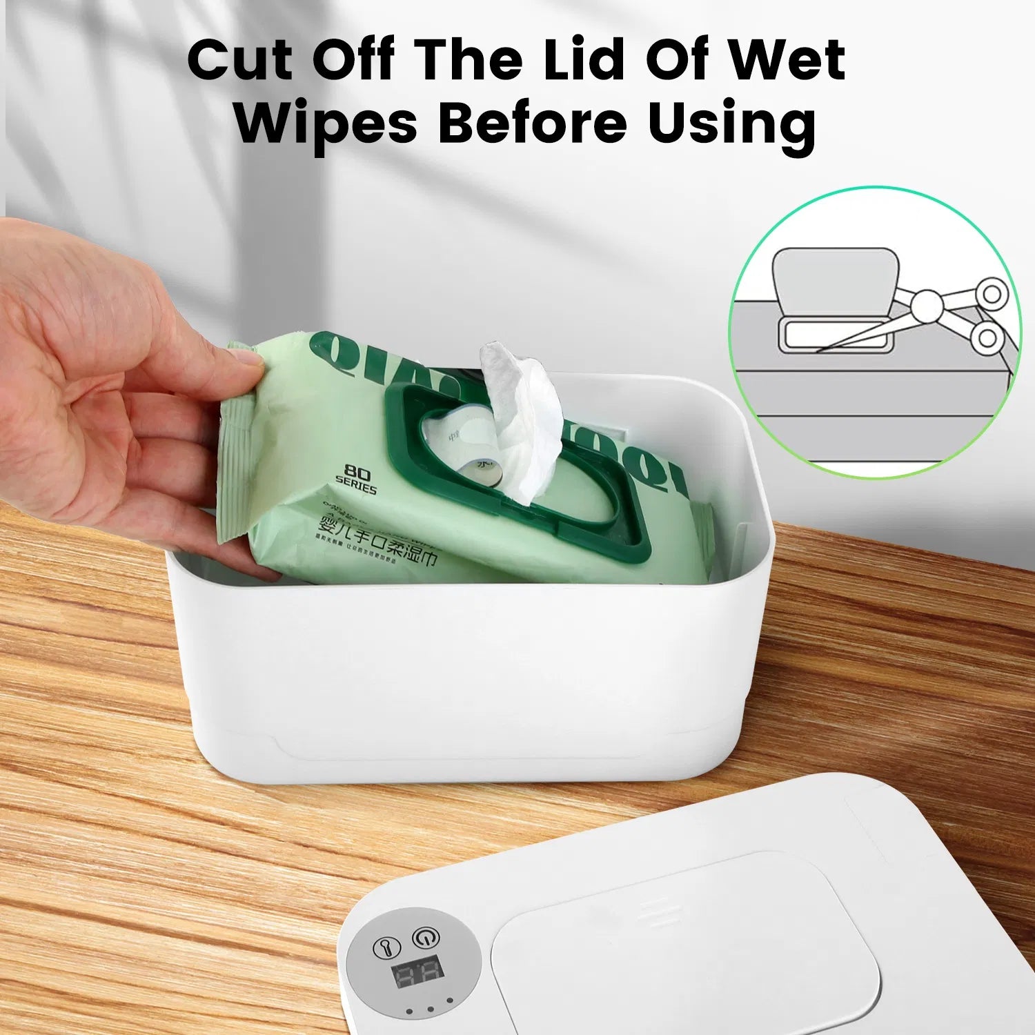 Baby Wipe Warmer With 3 Temperature Settings