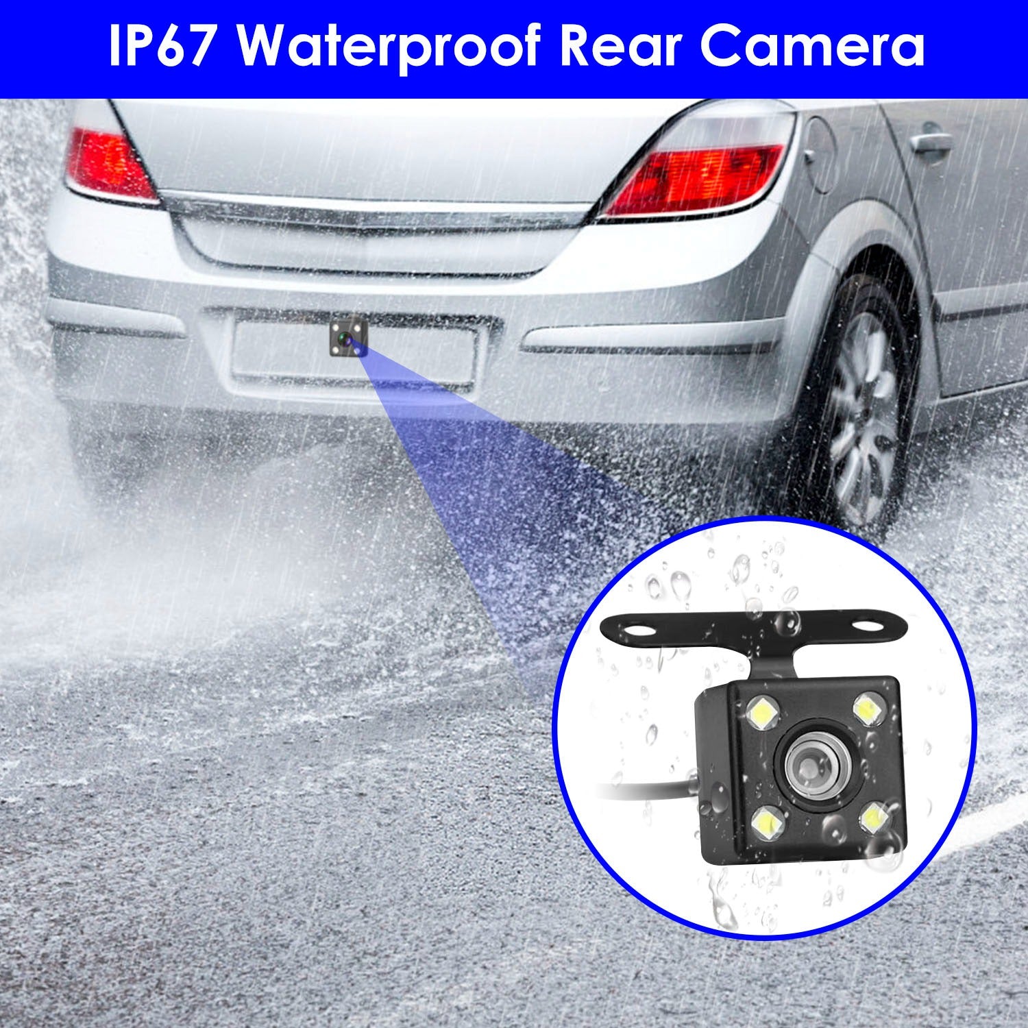 1080P FHD 3 Channel Wi-Fi Dash Cam