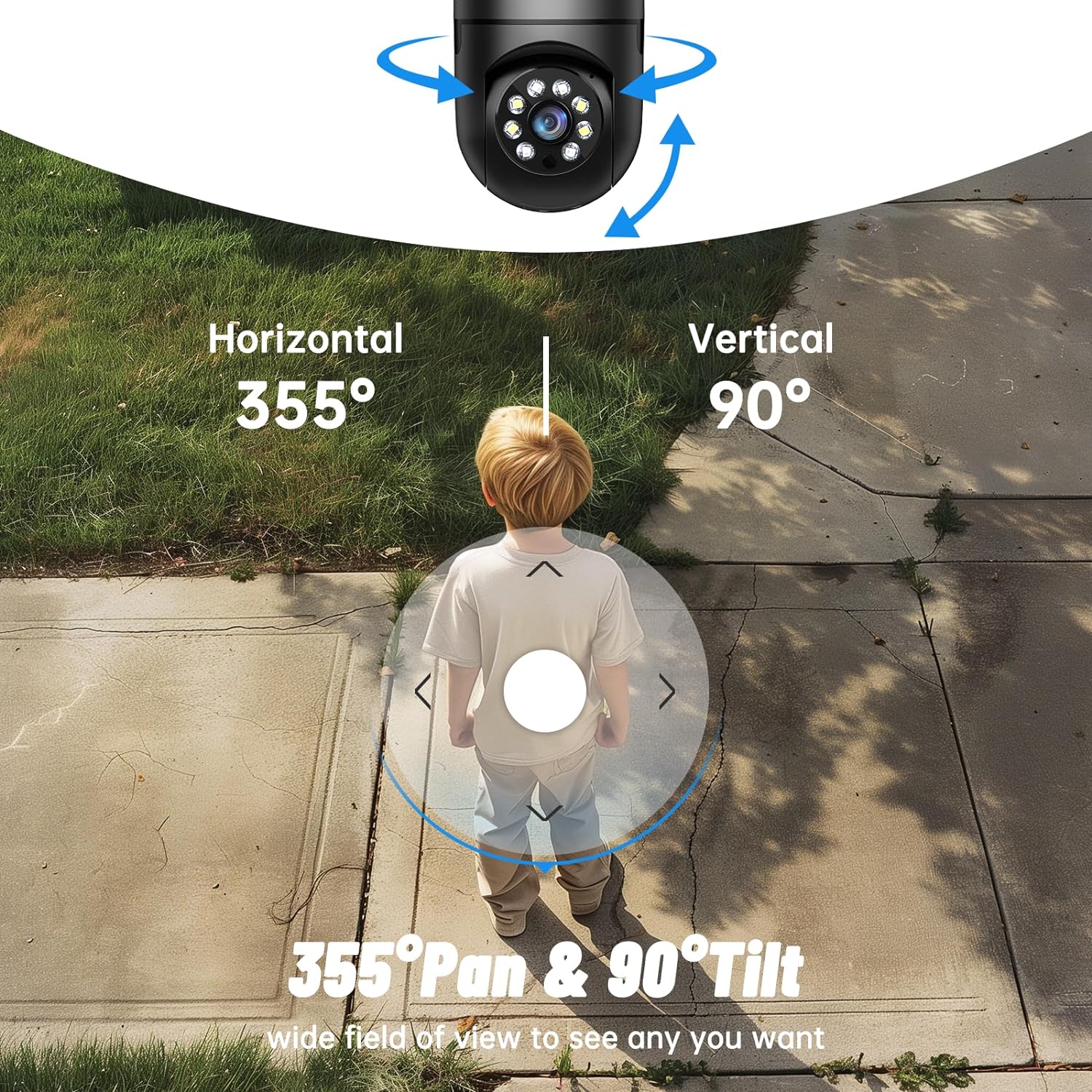 Light Bulb Security Camera 2.4GHz 5G with Wi-Fi