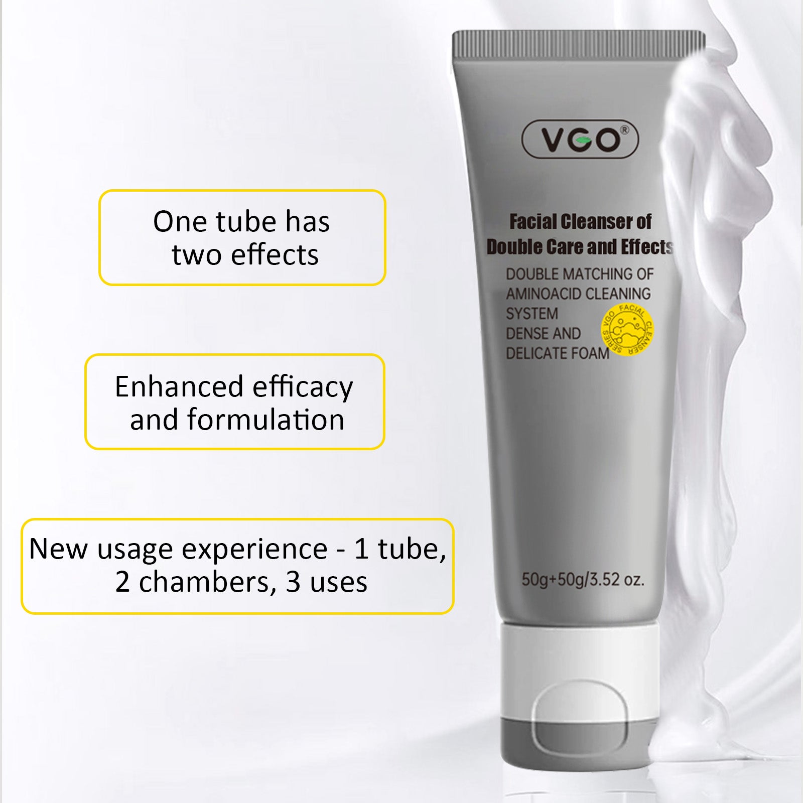 Facial Cleanser Of Double Care And Effets