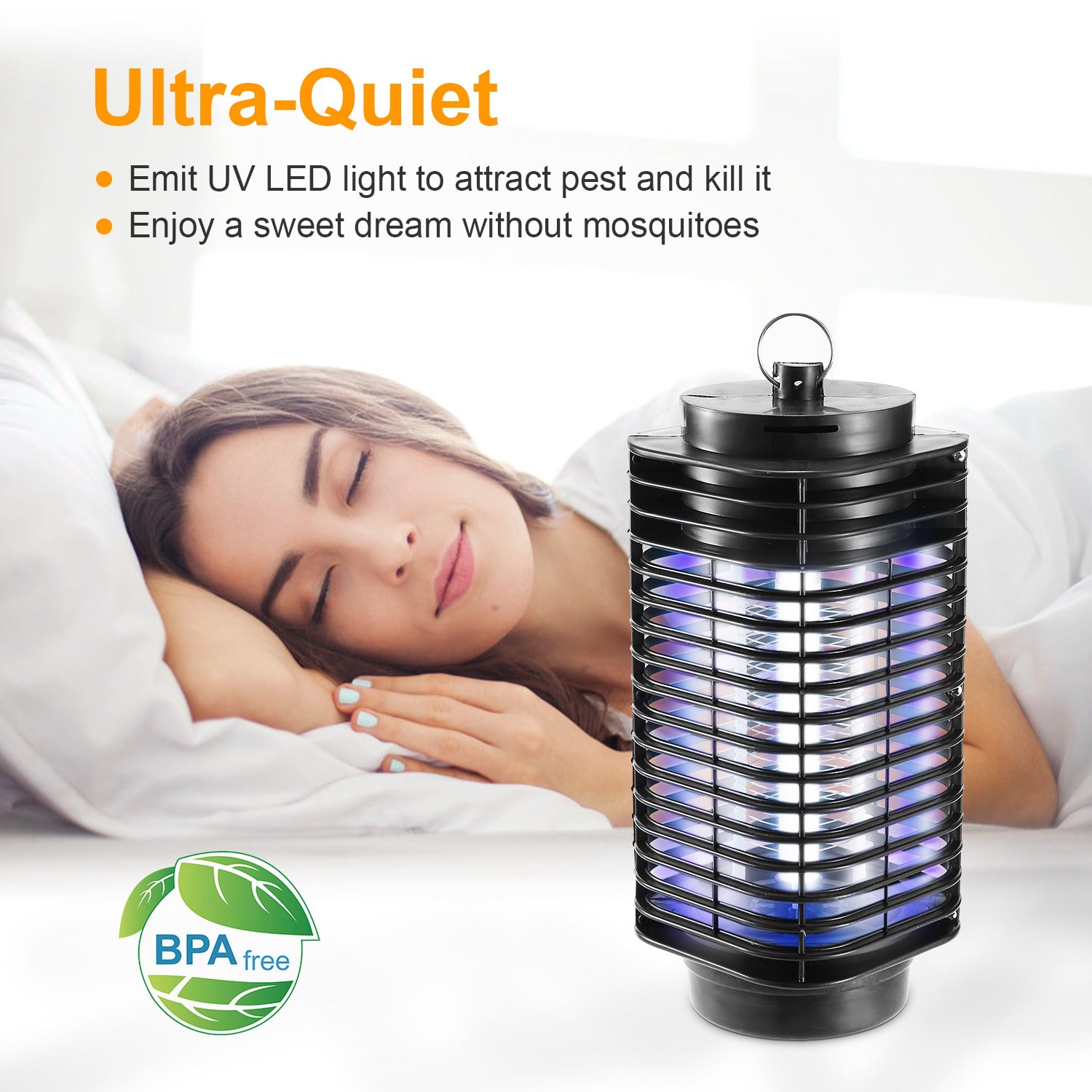 1Pc Electric Bug Zapper UV Light Flying Zapper Insect Killer