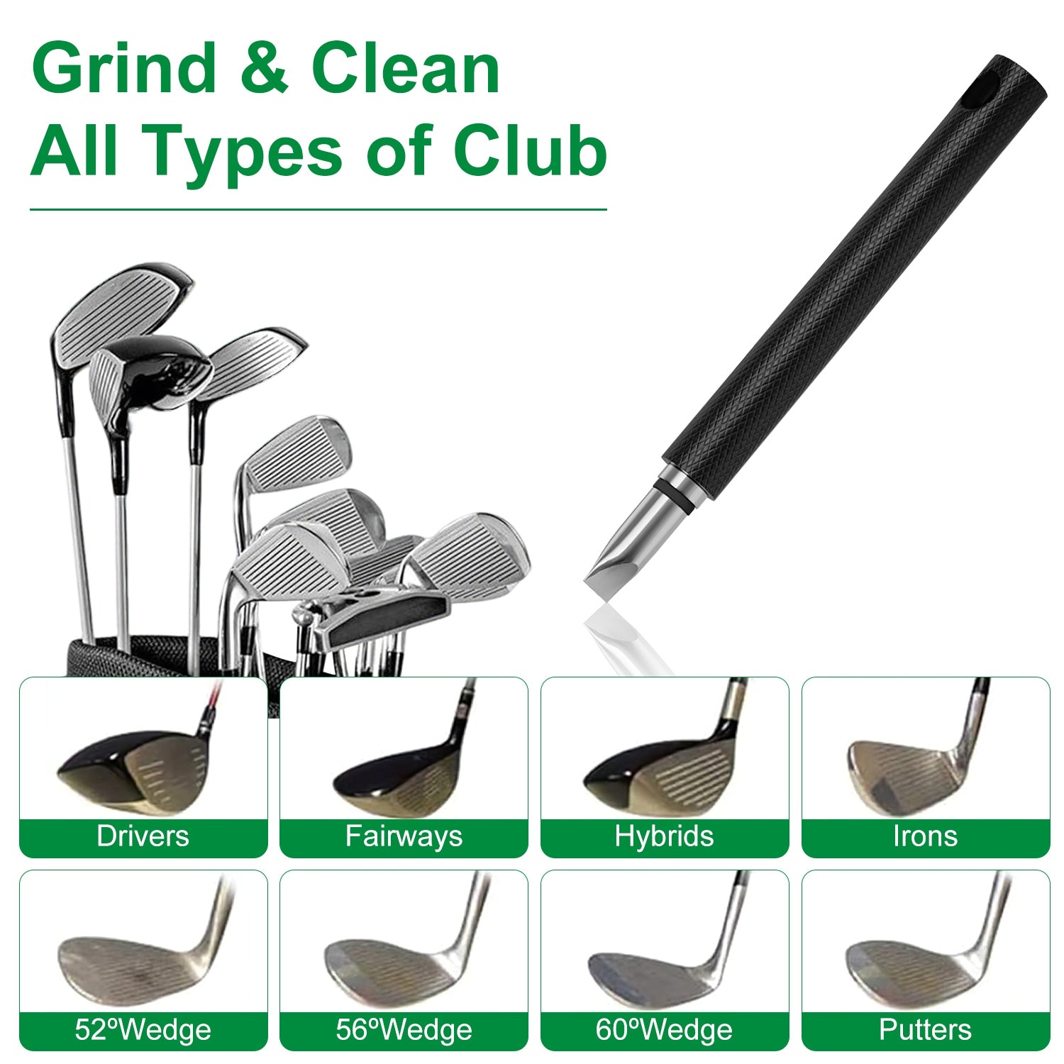 1Pc 3 In 1 Golf Club Cleaning Kit Golf Club