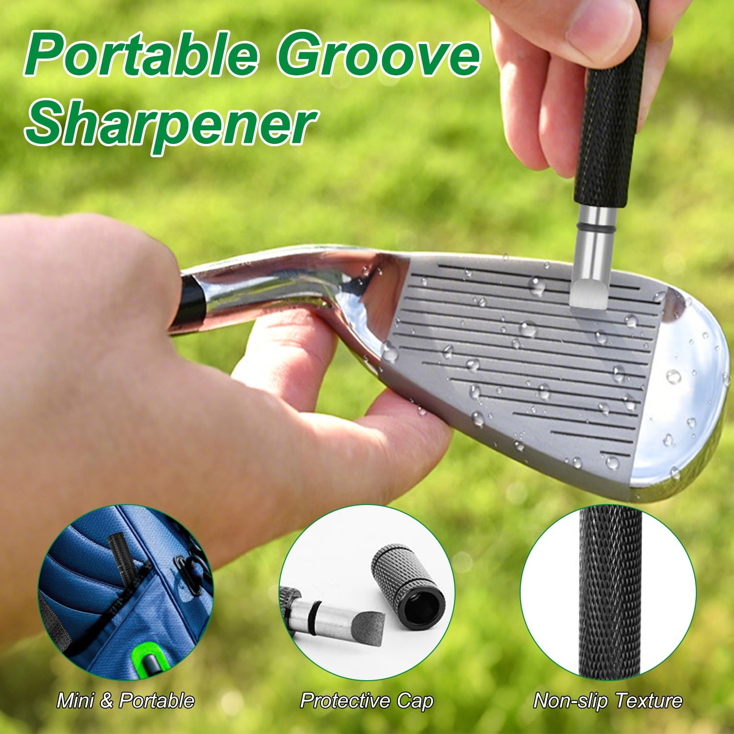 1Pc 3 In 1 Golf Club Cleaning Kit Golf Club