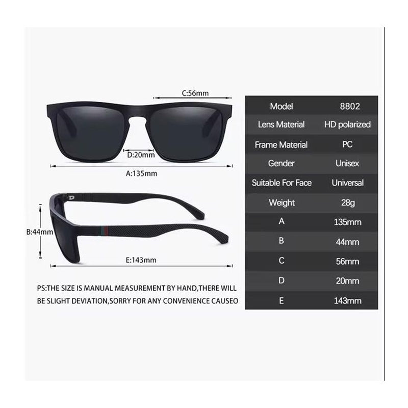 Sunglasses Unisex Square Vintage