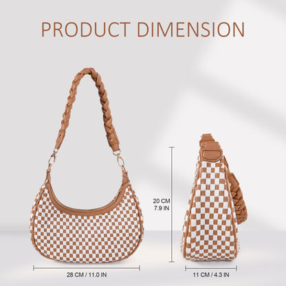 Women Woven Hobo Handbag
