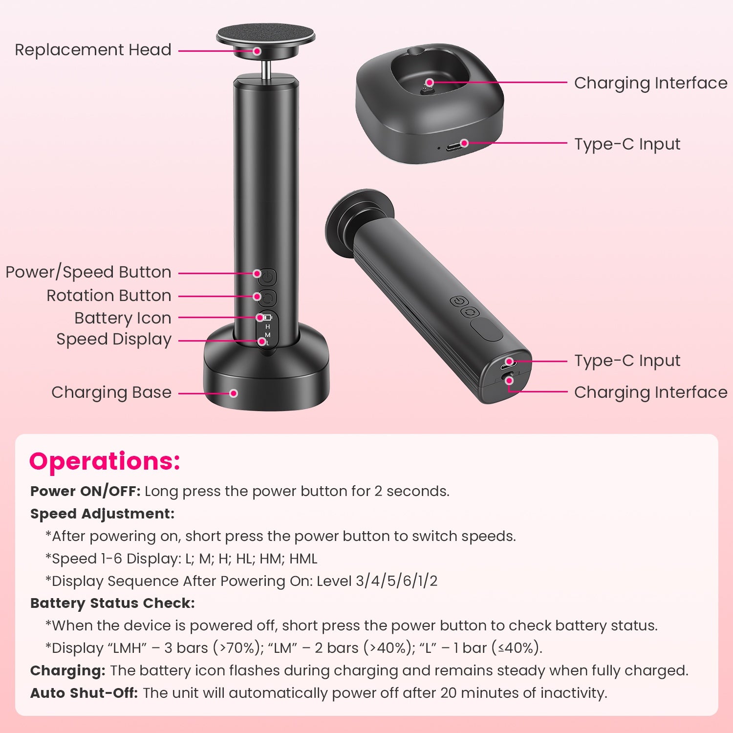 2 In 1 Electric Foot Callus Remover