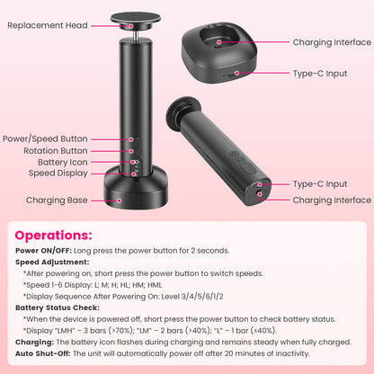 2 In 1 Electric Foot Callus Remover