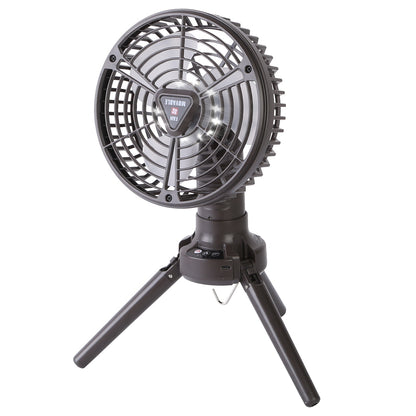 1Pc 10400mah Portable Camping Fan with LED Light Rechargeable