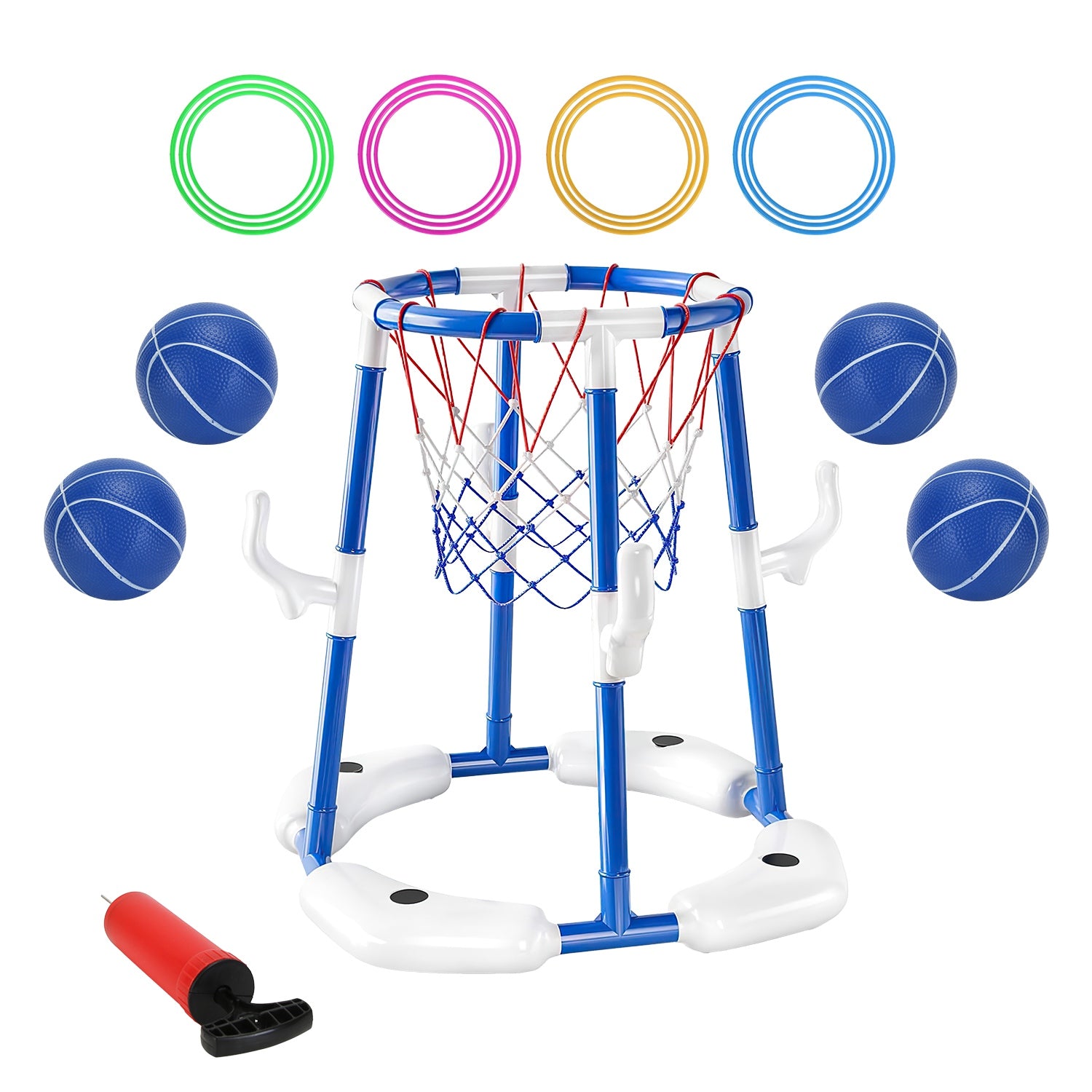 1Set Summer Pool Basketball Hoop Toy