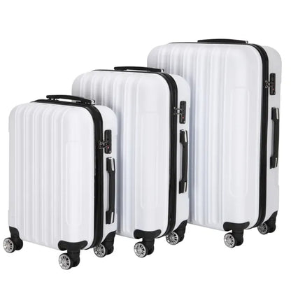 3-in-1 Multifunctional Large Capacity Traveling White Suitcase