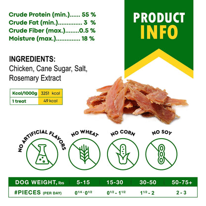 Chicken Organic Healthy Snacks for Dog