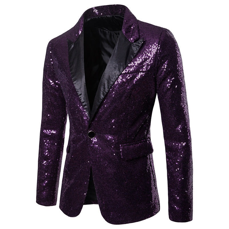 European And American Performance Dress Gold