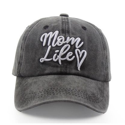 Mom Life Embroidered Baseball Cap