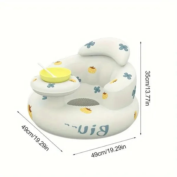 1pc Baby Sofa Chair, Plastic Wraparound Support Seat