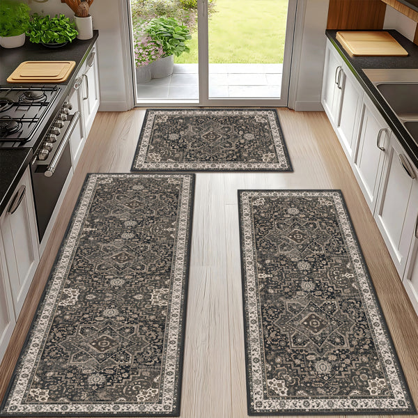 Non-Slip Kitchen Area Rug for Laundry Room Entryway Hallway
