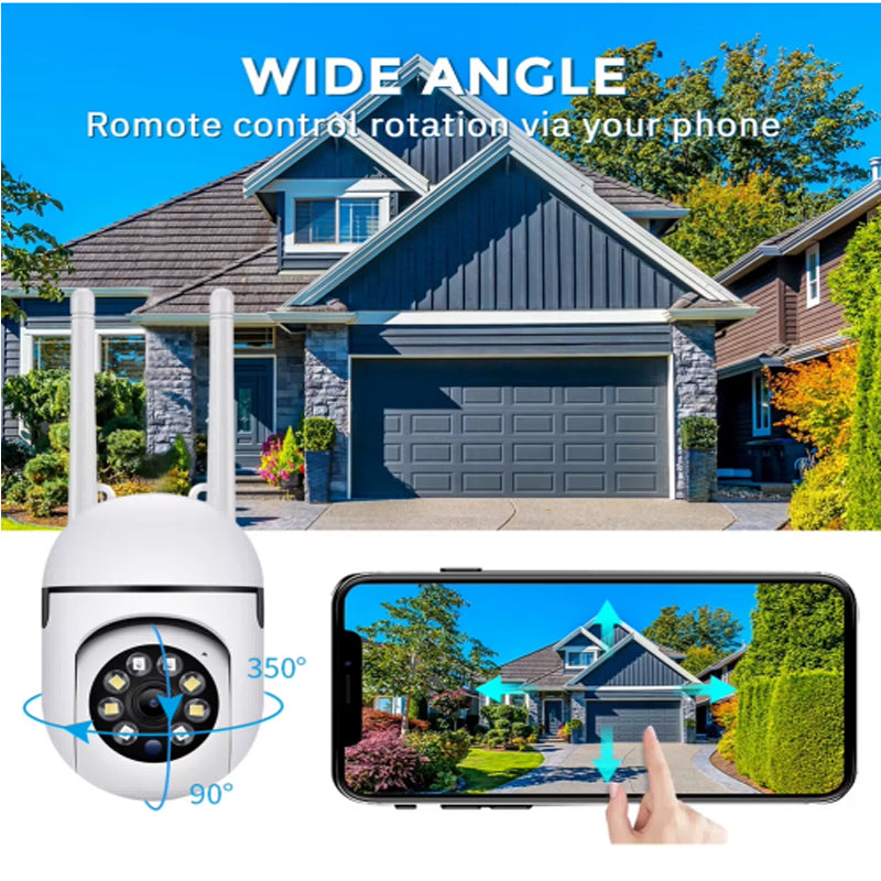 1080P Wi-Fi Home Security CCTV Camera With Night Vision 2.4GHz