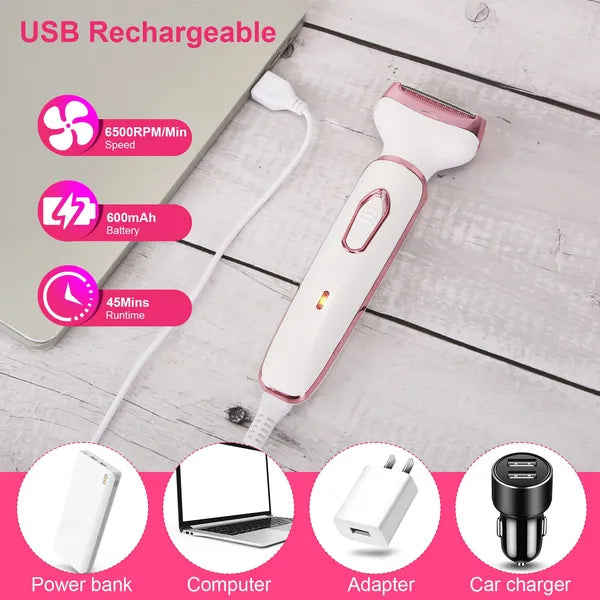 4 In 1 Electric Razor for Women Painless