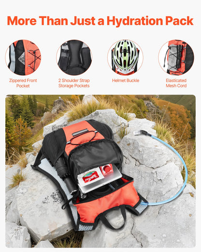 Hydration Backpack With 2L TPU Water