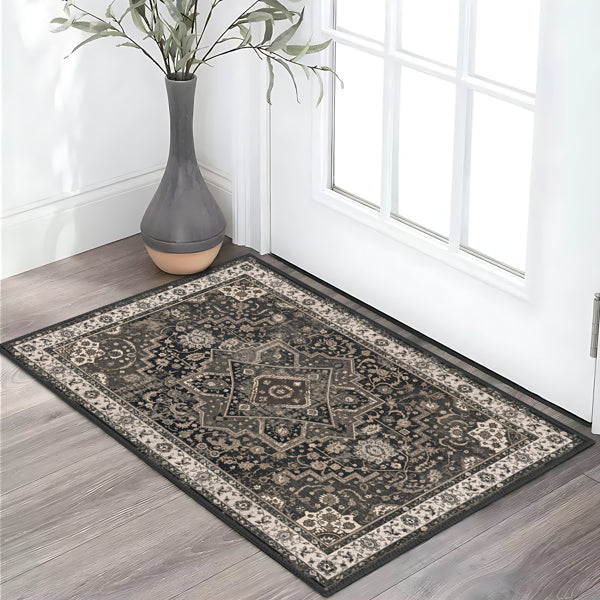 Non-Slip Kitchen Area Rug for Laundry Room Entryway Hallway