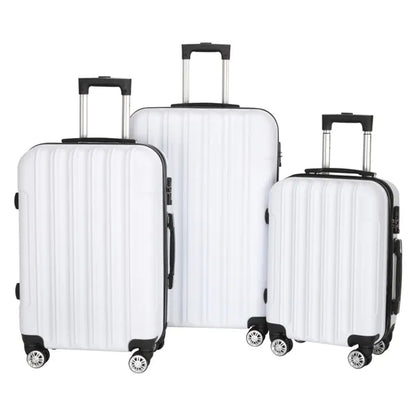 3-in-1 Multifunctional Large Capacity Traveling White Suitcase