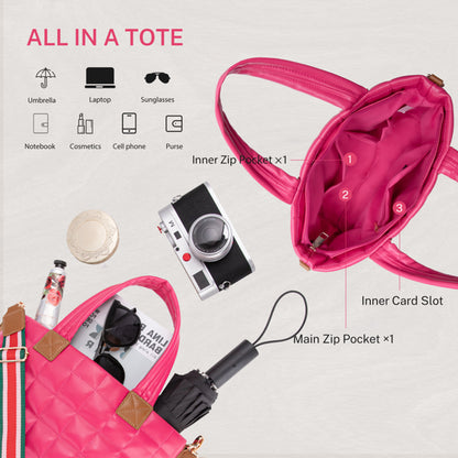 Crossbody Hobo Padded Handbag for women