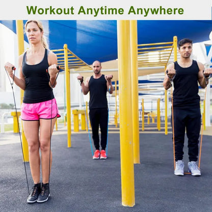 11Pcs Resistance Bands Set Fitness Workout Tubes
