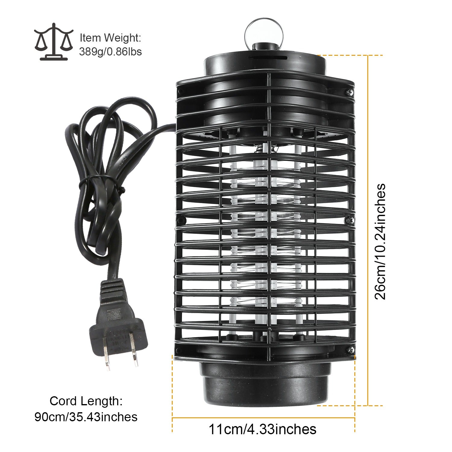 1Pc Electric Bug Zapper UV Light Flying Zapper Insect Killer