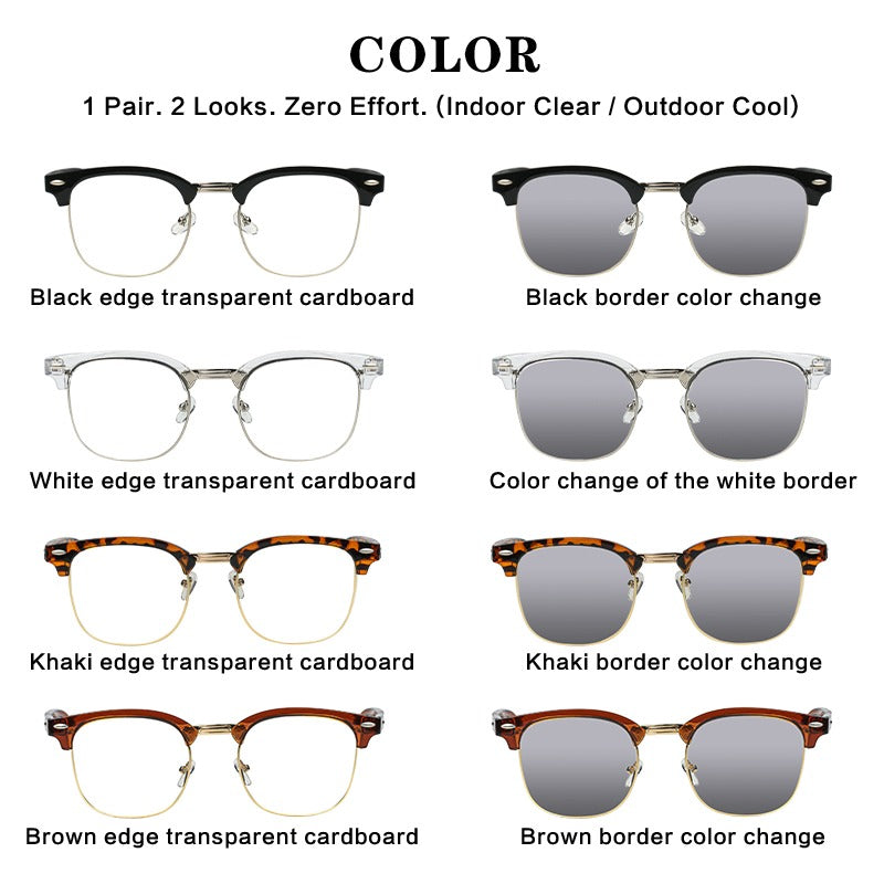 4-Pack Photochromic Glasses Set - UV Protection