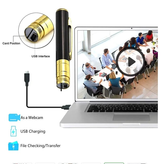 Pen Camera Recorder DVR Security 1080P HD USA
