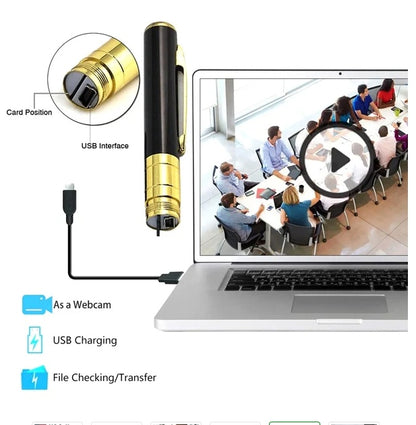 Pen Camera Recorder DVR Security 1080P HD USA