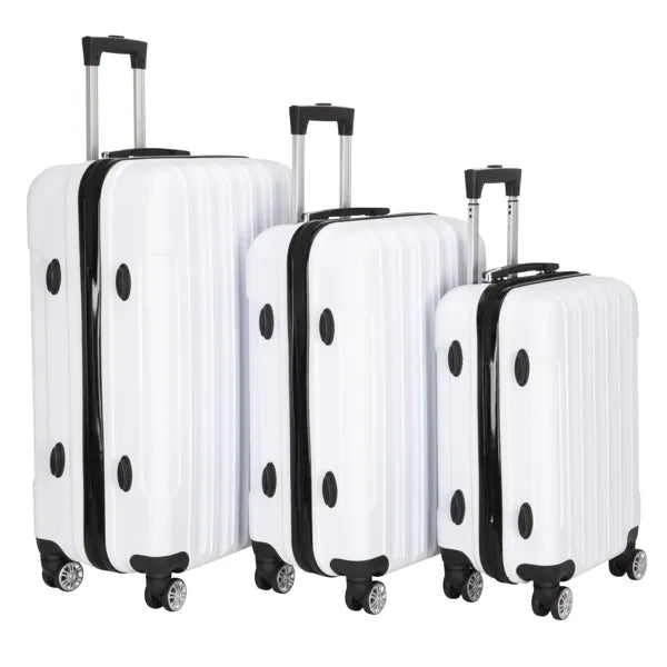 3-in-1 Multifunctional Large Capacity Traveling White Suitcase