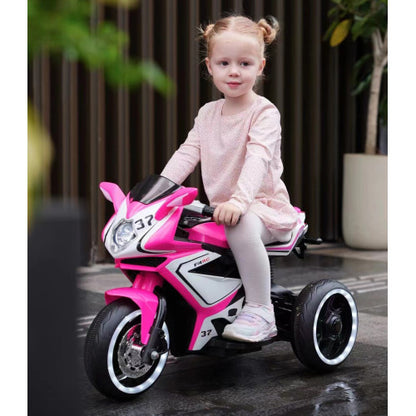 Plastic Red 6V Kids Electric Motorcycle Kids Toys