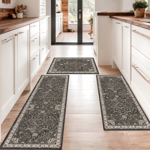 Non-Slip Kitchen Area Rug for Laundry Room Entryway Hallway