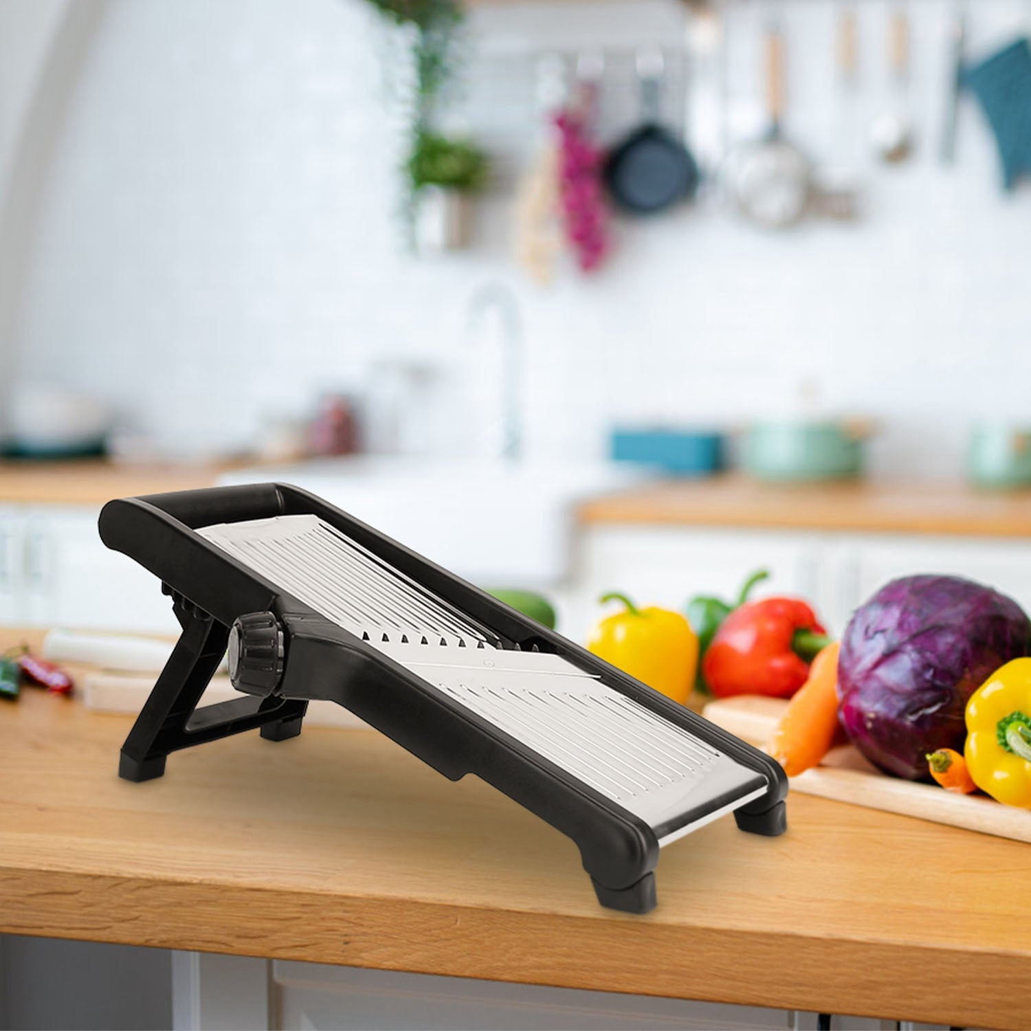 1Pc Mandoline Food Slicer Stainless Steel Vegetable Cutter