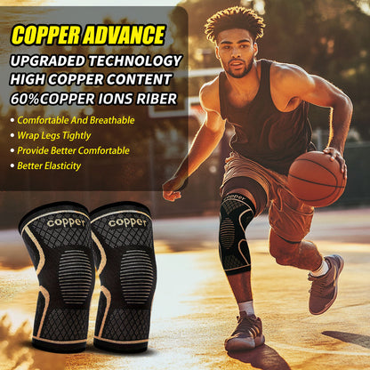 1 Pair Copper Knee Pads Ultimate for Men &amp; Women