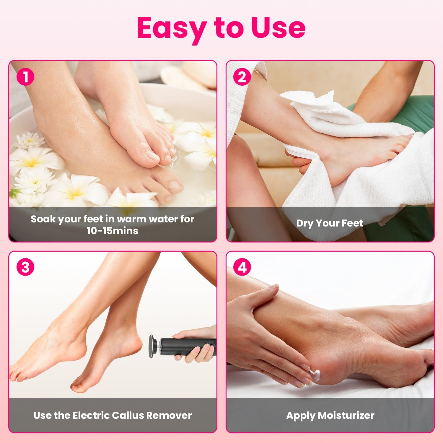 2 In 1 Electric Foot Callus Remover